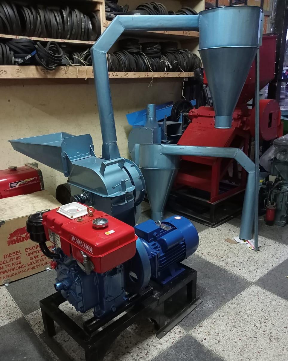 Grade 2 Duo Posho Mill (with both Electric motor and Diesel Engine )